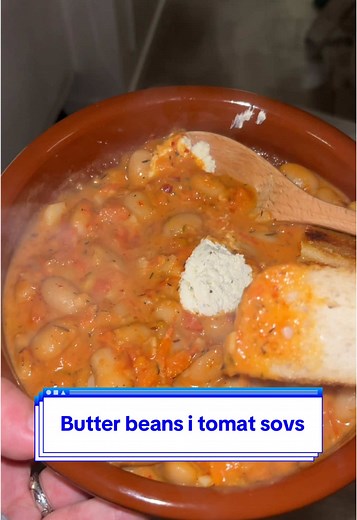 Lav lækker bønnesovs med cherry tomater