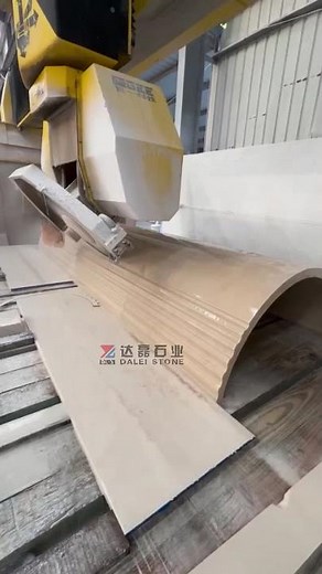 Machine Carving Marble Column Cladding Flute Marble Pillar Skin