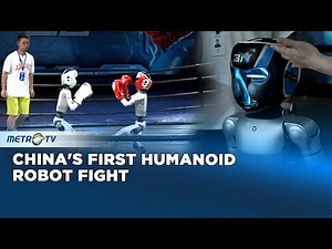 China Holds World's First Robot Fighting Competition