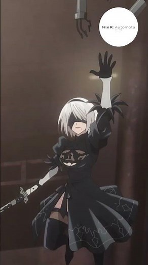 アニメ『NieR:Automata Ver1.1a』好評配信中2 #ニーア #NieR #ニーアオートマタ #shorts