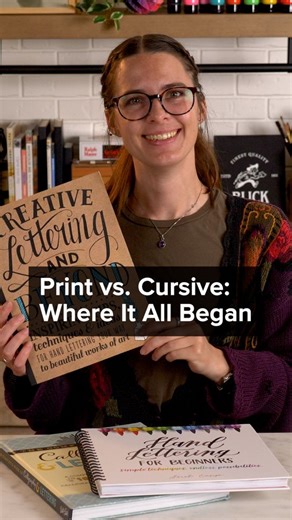 Print or cursive—your handwriting says more than you think. From Charlemagne’s scribes to the Palmer Method, each stroke carries centuries of intention, utility, and personal style. 👨‍🎨 Presentation by Becca from our Merchandising Team 🎥 Filmed at Blick Studios in Chicago, Illinois #handwritinghistory #cursivewriting #printvscursive #penmanship #letteringcommunity #artofwriting #stationerylove | Blick Art Materials