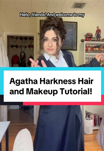 Agatha Harkness Hair and Makeup Tutorial