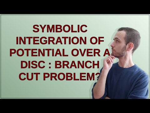 Mathematica: Symbolic integration of potential over a disc : branch cut problem?