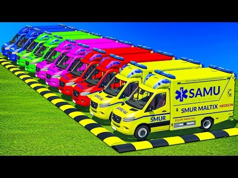 DELIVERING AMBULANCE SAMU, MAZDA, EXAUST FLAMES LAMBO & FS 25 CHAOS! FS 25