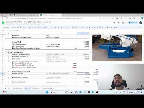 Training Session -4 - MHR (Machine Hour Rate Calculation)
