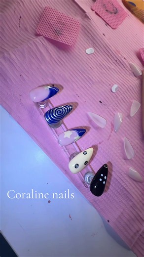 Coraline nails ideas for a nail book