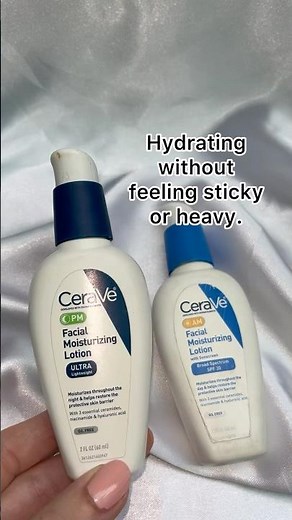 Cerave AM and PM Facial Moisturizing Lotion. #skincare #skincareroutine #skincareproducts