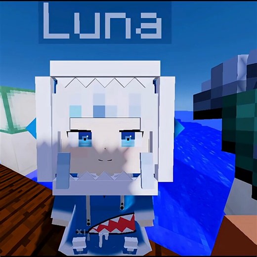 Minecraft Jenny Mod Luna Skin – No Blur Gameplay! #jennysmodminecraft #jennymod