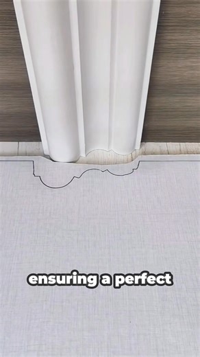 Contour Cutting Hack: Matching Panel Edges to Decorative Molding #molding | Reels ideas