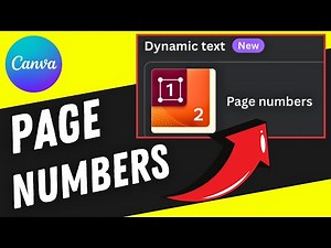 FINALLY...Automatic Page Numbers in Canva!
