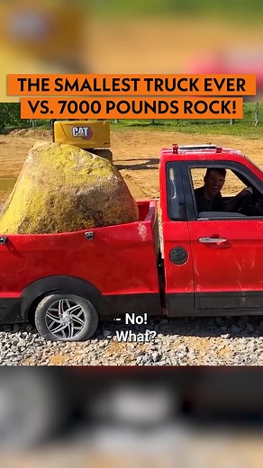 Heavy Load, Big Fail! #reels #tires #trucks #destroy #car #rock | Whistlindiesel