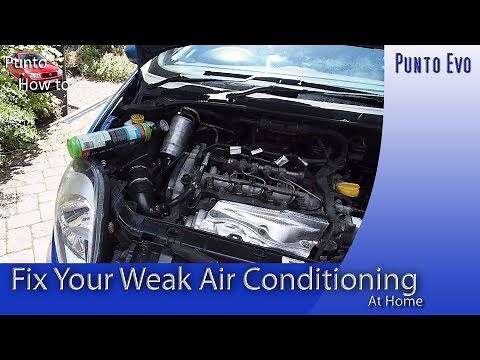How To Recharge your Car’s Air Conditioning System at Home Fiat Punto Evo, Panda, 500, Abarth