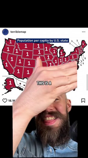 Population By Capita by U.S. State