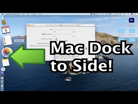 Mac Dock: How to Move To the Side of Screen