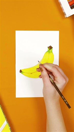 Crayola Drawing Challenge: How-To Draw a Banana || #HowToDraw
