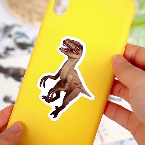 100pcs Jurassic Dinosaur Stickers for Kids Waterproof Vinyl Dino Stickers for Boys Girls Teens Waterbottle Scrapbook Laptop Skateboard Computer