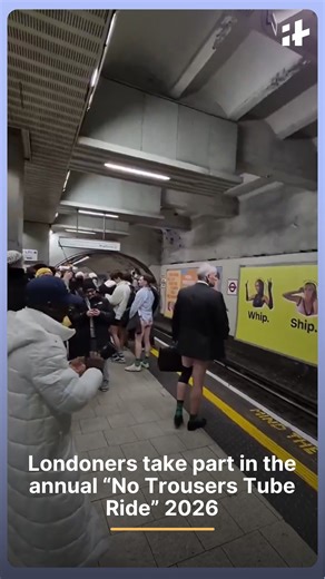 London just celebrated its annual No Trousers Tube Ride, and the photos are as hilarious as you’d expect. On a freezing January Sunday, hundreds of people boarded the Underground in their underwear, keeping a totally straight face while commuters looked on in confusion. The rules are simple: stay polite, keep the underwear "low-key", and act like nothing is out of the ordinary. In a world that feels a bit too serious lately, this 17-year-old London tradition is the perfect reminder to not take l