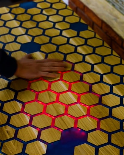 DIY touch sensitive LED smart table 💡 | MetDaan Tips