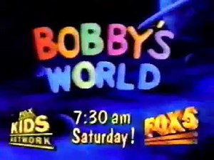 1991 Fox Kids Bobby's World saturday 30sec promo