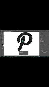 Pinterest Icon | Create Pinterest Logo Illustrator | Illustrator tips #Shorts