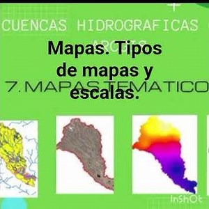 Mapas y tipos de mapas. Escalas.
