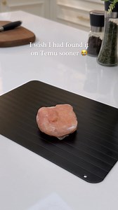 ❄️ Speed up defrosting with ease! The Fast Defrost Tray is here to save time in the kitchen. 🍖 No more waiting around! ⏳ 🔍 Find it at https://temu.to/m/ug4o442g31a or with this code dsz5549. #Temu #TemuFinds #QuickDefrost | Temu