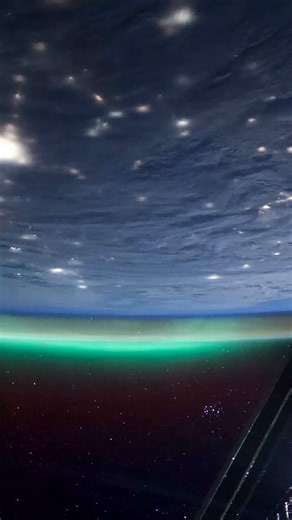 NASA on Instagram: "Check out that orbital glow The International Space Station flies over 75% of the Earth's surface, which means that the crew aboard are treated to some impressive sights. NASA astronauts Josh Cassada and Nicole Mann, for example, captured this view of the Northern Lights from the @ISS shortly before an orbital sunrise. NASA is partnering with U.S. companies to support the development of the next generation of commercial space stations in low Earth orbit. These stations will a