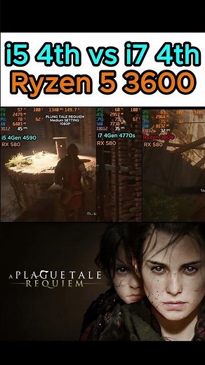 intel i7 4790 vs ryzen 5 3600