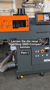 Die TigerSaw 2000 Compact ist die perfekte vollautomatische Sägestation mit Druckvorschub für den schnellen und präzisen Zuschnitt von Nichteisenmetallen in einem kleinen, kompakten Format. Sie erhöht den Ertrag, die Genauigkeit und die Produktivität zum besten Preis-Leistungs-Verhältnis in der Branche und bietet kompromisslose Qualität. | TigerStop