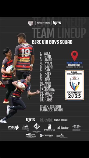 BJRC | Our squad for RSC 10s! . . 3..4..Scorpions!! 🦂🦂🦂 . #BJRCFortisEtFidelis #BJRCStrengthandLoyalty #BJRCforAll #BJRugby | Instagram