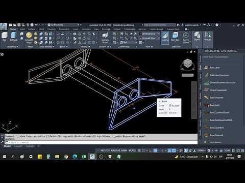 VOLUMEN DE OBRAS CON COMANDO MASSPROP AUTOCAD