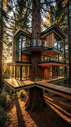 This Luxury Treehouse Will Blow Your Mind 🌳 | Modern House in the Forest