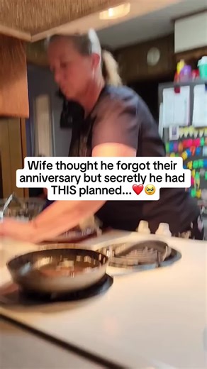 Wife thought he forgot their anniversary but he surprised her with this 😭❤️