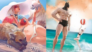 DC Comics celebrates summer with G’nort’s Illustrated Swimsuit Edition