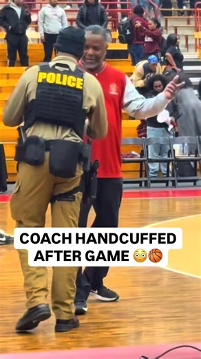 Gino Myers-Kyles | Tuskegee men’s basketball head coach Benjy Taylor was handcuffed by law enforcement following the Golden Tigers’ loss to Morehouse College... | Instagram