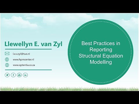 Best Practices in Reporting Structural Equation Modelling