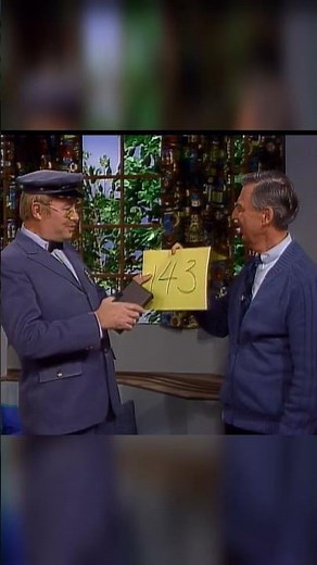 Mr. McFeely and the 143 Message #mrrogers #lovingothers #143iloveyou #lovemessage