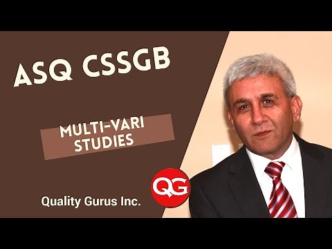 Multi-Vari Study, Multi-Vari Charts | ASQ CSSGB