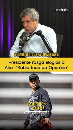 72K views · 1.5K reactions | Presidente do Operário, Álvaro Góes contou os bastidores da escolha e expressou toda a sua admiração pelo atual técnico do Fantasma, Alex. 朗  Assista ao podcast Carneiro & Mafuz, no YouTube do UmDois: https://youtu.be/kfHL2QOLGrA #futebol #operário #sérieb #alex #álvarogóes | UmDois Esportes | Facebook