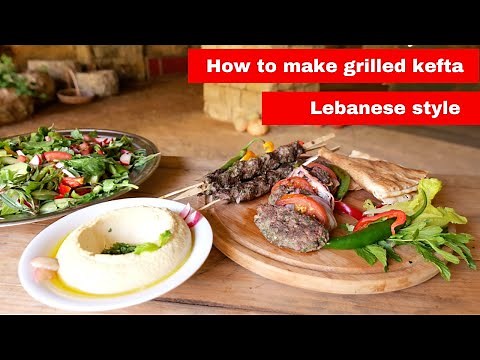 How to make Lebanese grilled kefta 3 ways!