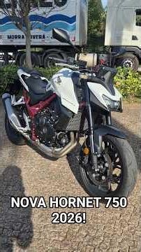 Nova Honda Hornet 750 2026 ou Hornet 600 clássica - qual combina mais com você??