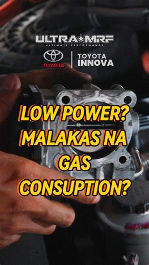 6.4K views · 17 reactions | Toyota Innova Gas Engine with low power, weak acceleration, and high fuel consumption. Problem solved with throttle body cleaning, intake manifold cleaning, and spark plug replacement! | ULTRA MRF Tires Mags Services - DAU | Facebook