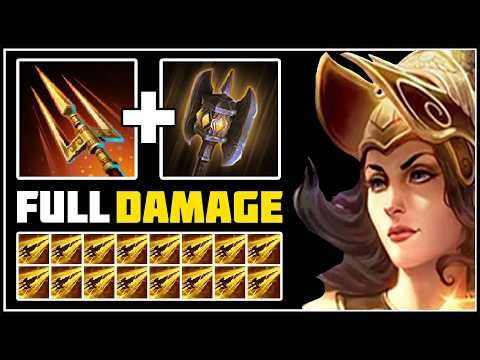 Athena jungle - nuclear misssile launcher || Smite 2 conquest gameplay