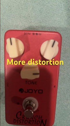 Joyo Crunch distortion from the 10/30 line up. #effectspedal #guitareffects #guitar