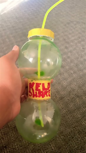 I made a kelp shake from SpongeBob