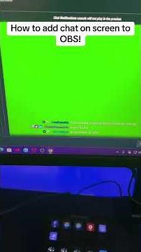 How to add chat on screen in obs #contentcreator #obs