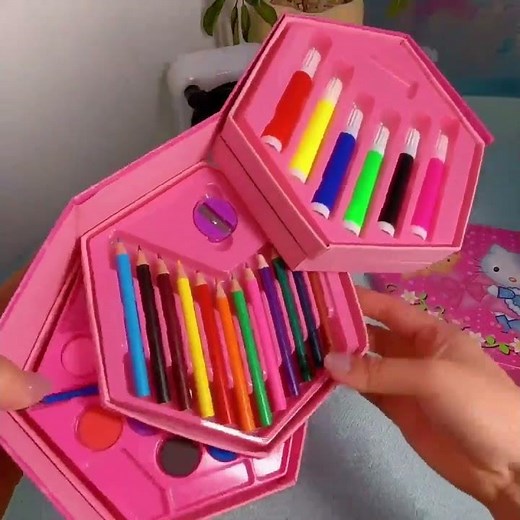 Complete Art & Craft Kit with Crayons, Sketch Pens, Oil Pastels, Pencils & Paints for Kids & Artists