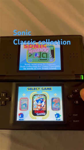 Sonic classic collection Nintendo DS game #sega #nintendo #sonicthehedgehog