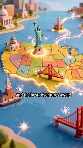 Exploring The USA: Cartoon Adventure Through 50 States