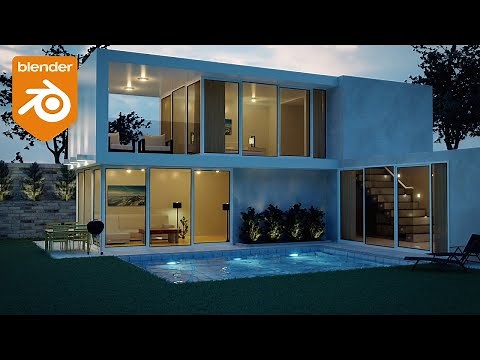Create & Design a Modern 3D House in Blender | Course Trailer